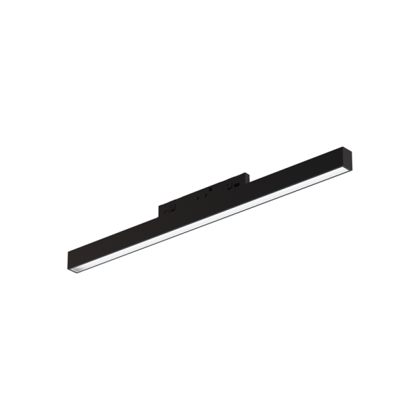 MINI BLACK MAGNETIC LUMINAIRE 24V DC 10W 3000K 450LM 100 RA90 5 YRS L300MM - ACA