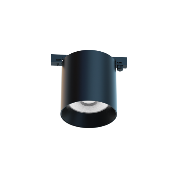 TCYL730B  MINI BLACK MAGNETIC SPOT 24V DC 7W 3000K 650LM 36 RA90 5 YRS ?68*71(83,4)?? - ACA