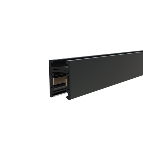 MINI MAGNETIC SURFACE/PENDANT TRACK 24V DC 3M BLACK - ACA