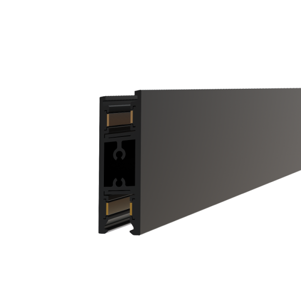 MINI MAGNETIC UP/DOWN TRACK 24V DC 2M BLACK - ACA