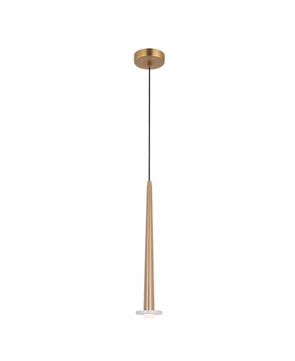 22111  VISILICA 3W 3000K GOLD MAT WHITE MERBLE - ZAMBELIS