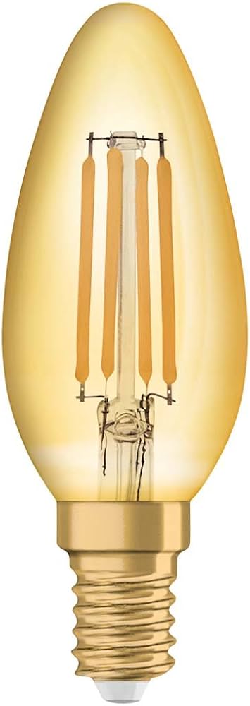VINTAGE 1906 LED CL B FIL GOLD 36 non-dim 4:5W/825 E14 - OSRAM