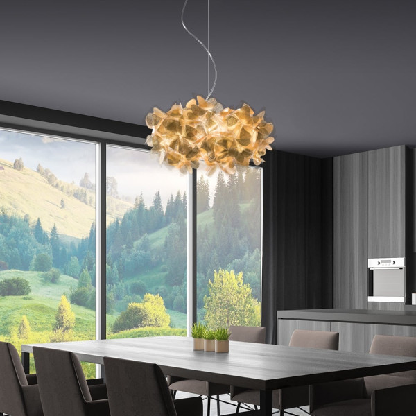 CLIZIA SUSPENSION - MAMA NON MAMA GOLD LUSTER ZLATNI 2XE27 - SLAMP