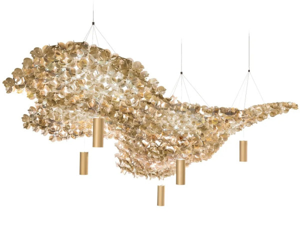 NUVEM SINGLE MODULE VELVET ZLATNI  - SLAMP