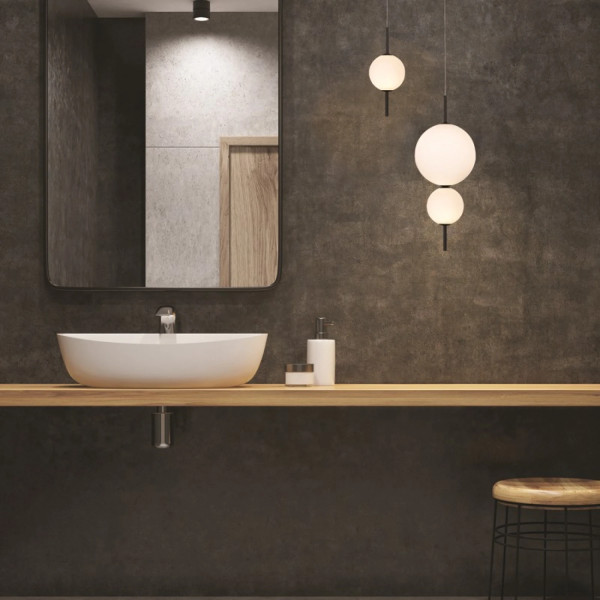 PENDANT LUMINAIRE LED 11W 3000K 1150LM AMELIA BLACK - ACA