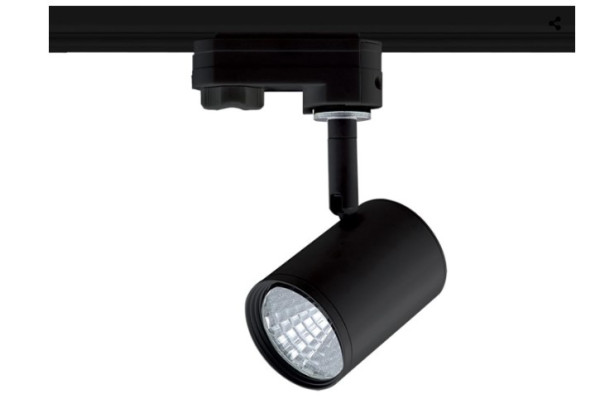 ZUNO730B4 BLACK LED TRACK LIGHT 7W 3000K 4WIRES 24 500LM 230V Ra80 - ACA