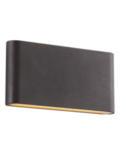LED SMD WALL LUMINAIRE 11W 570LM 60 230V AC 3.000K DARK GREY CRI80 IP54 30.000HRS - ACA