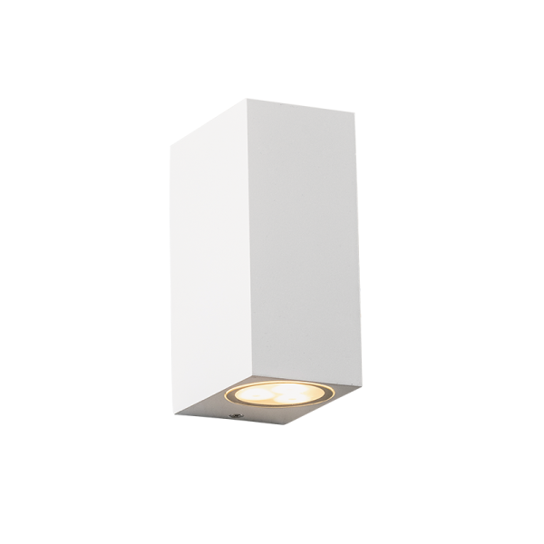 S6 I S8 GU10 WALL LUMINAIRE 230V AC MATT WHITE IP65 MAX.2X35W - ACA