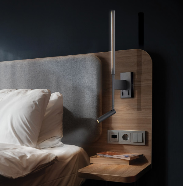 NIDO ZIDNA LAMPA ZA CITANJE  9W 3000K L70H515  - VIOKEF