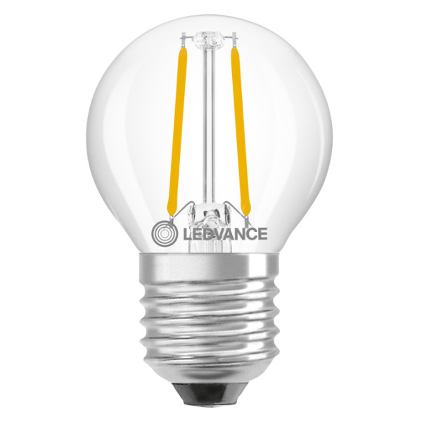 LED CLASSIC P 25 FILAMENT P 1.8W 827 CLEAR E27 - LEDVANCE
