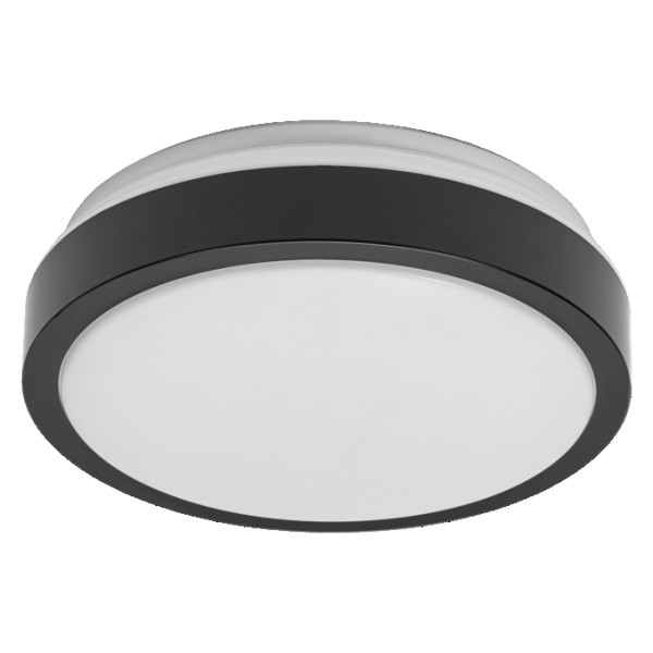 PLAFONJERA ESSENTIALORBIS 1XE27 220MM  BLACK - OSRAM