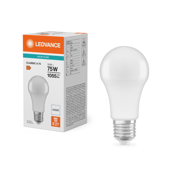 LED SIJALICA VALUE V CLA75 10W/840 E27 - LEDVANCE