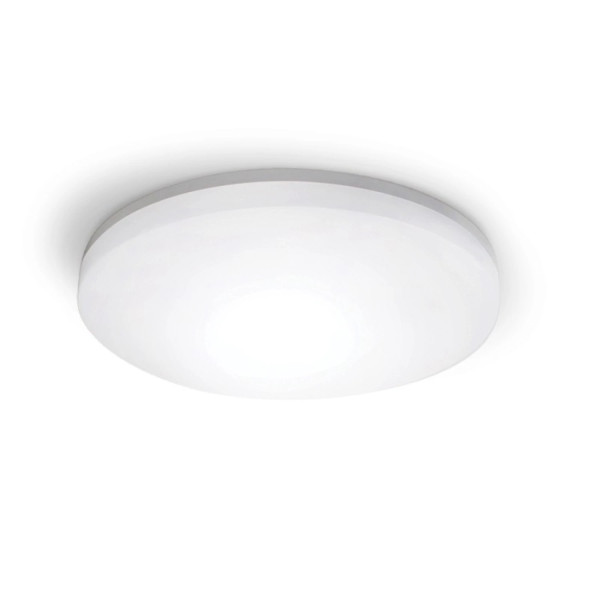 WHITE ROUND LED CEIL. LUMINAIRE WITH MICRO SENSOR 24W 2400Lm CCT  (3000/4000/6500K) D280mm IP54 - AC