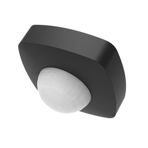 PRESENCE DETECTOR CEILING MOUNTED  BLACK 230V IP54 360 2-25m - ACA